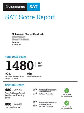 X-Effective Student Score Report 10