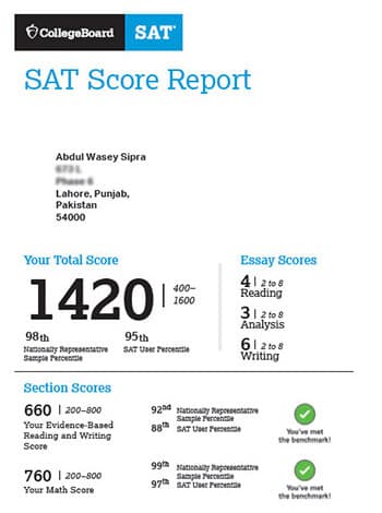 X-Effective Student Score Report 11
