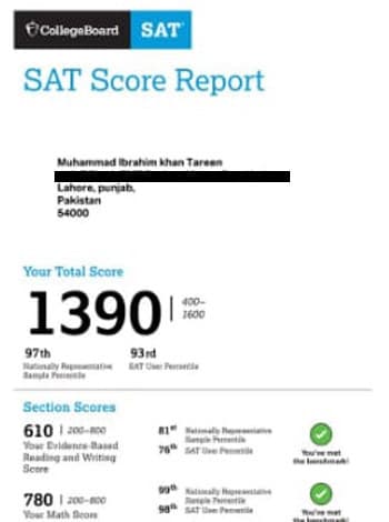 X-Effective Student Score Report 12
