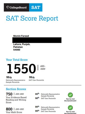 X-Effective Student Score Report 15