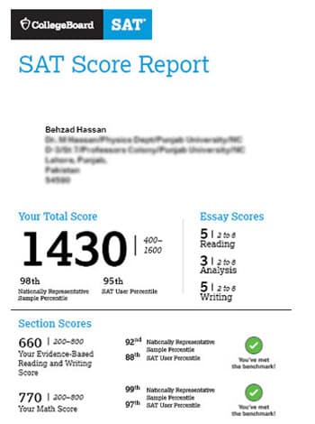 X-Effective Student Score Report 4